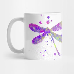 Dragonfly Watercolor Painting Mug